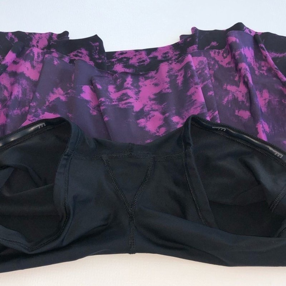 lululemon athletica Black and Purple Women's Top